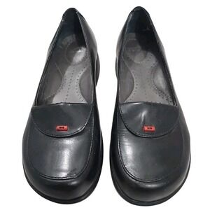 Dansko Women Black Leather Clogs Slip On Nursing Chef Work Comfort Shoes EU 37